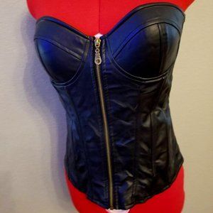 Charlotte Russe Faux Leather Corset